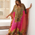 BIG WIDTH 100% SILK KAFTAN 1