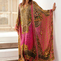 BIG WIDTH 100% SILK KAFTAN 4