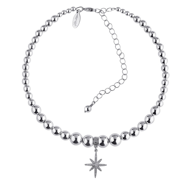 STERLING SILVER 925 BEADS CHOKER 1