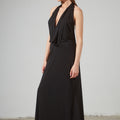 FR DRAPE / OPEN BACK DRESS 1